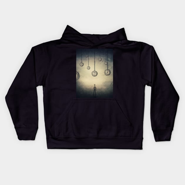 lost in time Kids Hoodie by psychoshadow